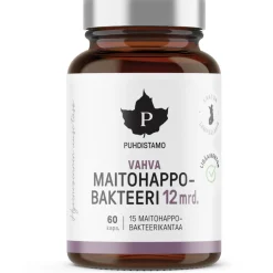 Vahva Maitohappobakteeri Puhdistamo 60 kpl 12mrd.