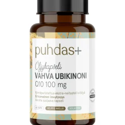Vahva Ubikinoni Q10 Puhdas+ 100 mg 60 kaps Oliiviöljy