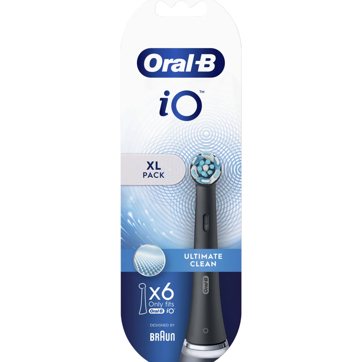 Vaihtoharja Oral-B 6 kpl iO Ultimate Clean Black