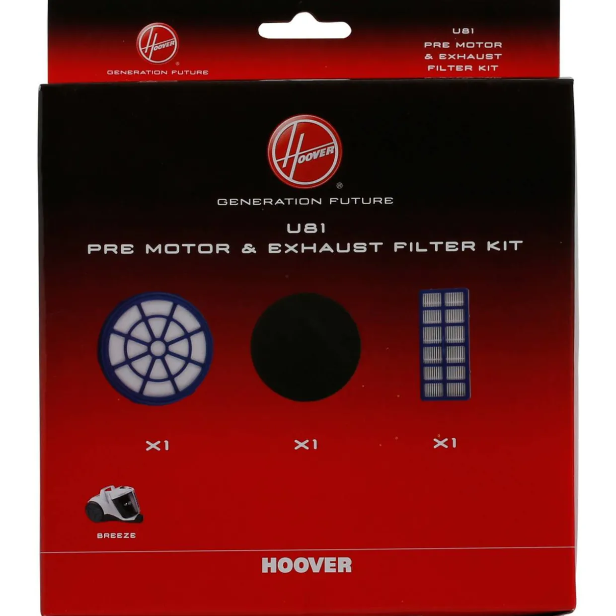 Vaihtosuodattimet Hoover U81