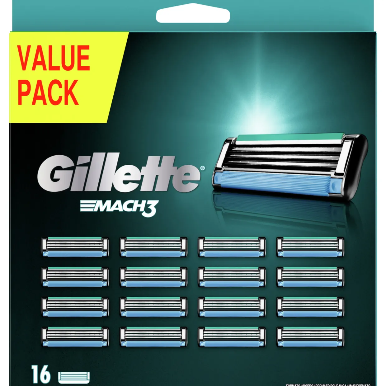 Vaihtoterä Gillette 16 kpl Mach3