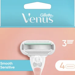 Vaihtoterä Venus 4 kpl Smooth Sensitive