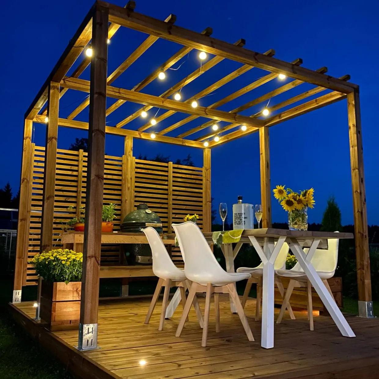 Valmisterassi Patio Terassit Koko Classic 3x3 kestopuu