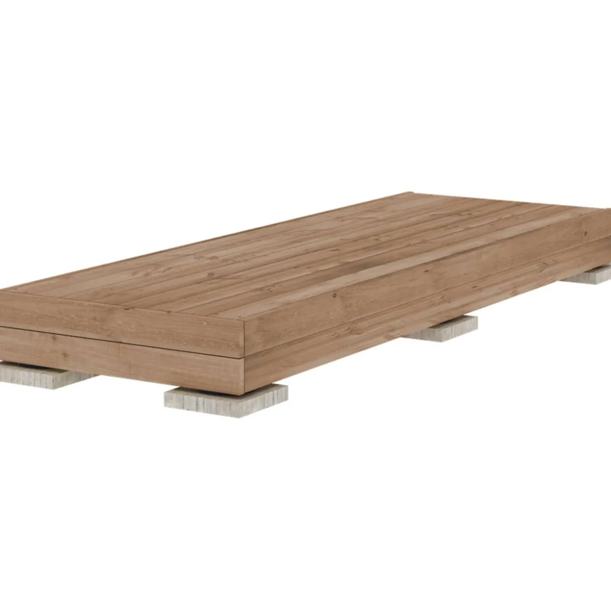 Valmisterassi Patio Terassit Classic 1x4 kestopuu