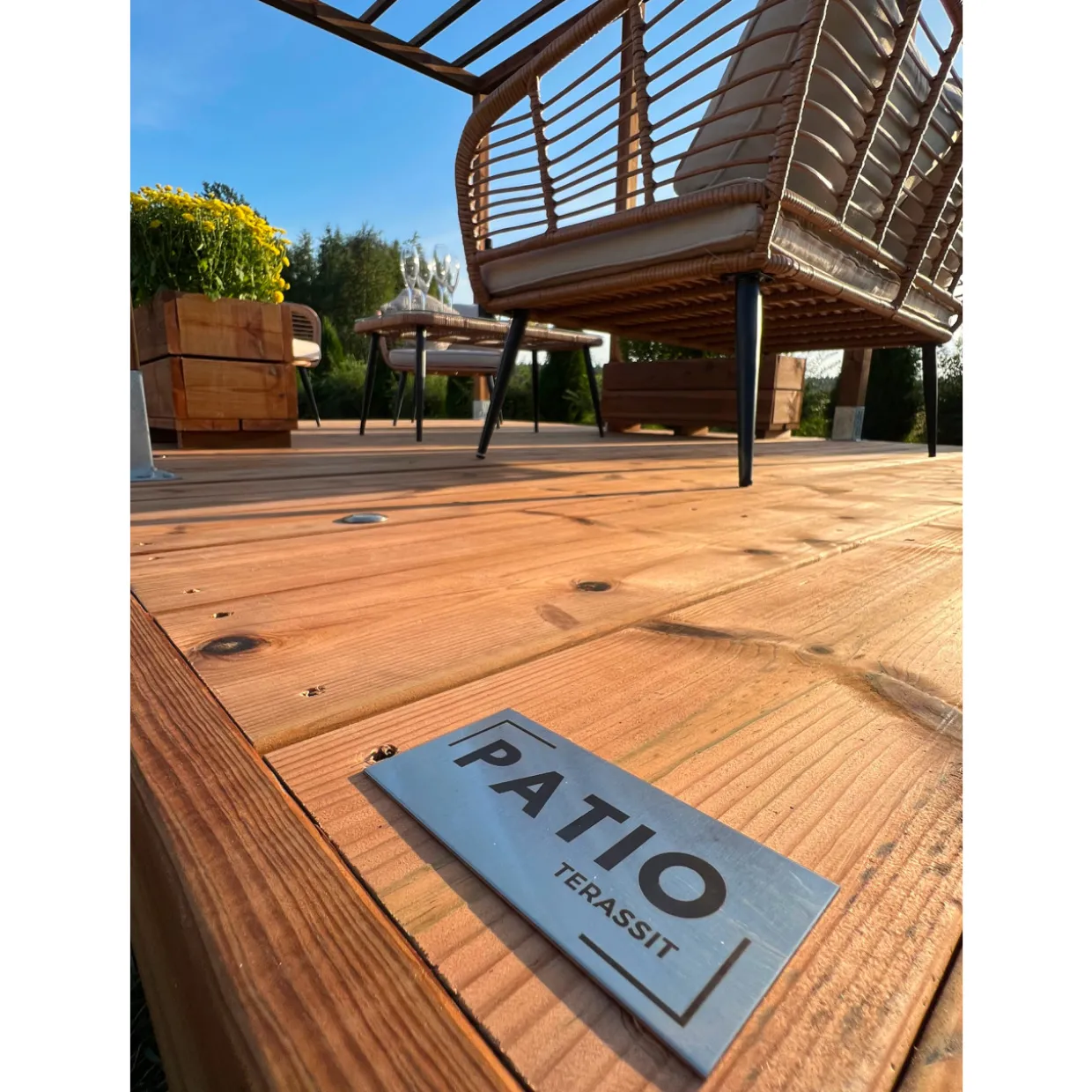 Valmisterassi 3x4 Patio Terassit Classic kestopuu