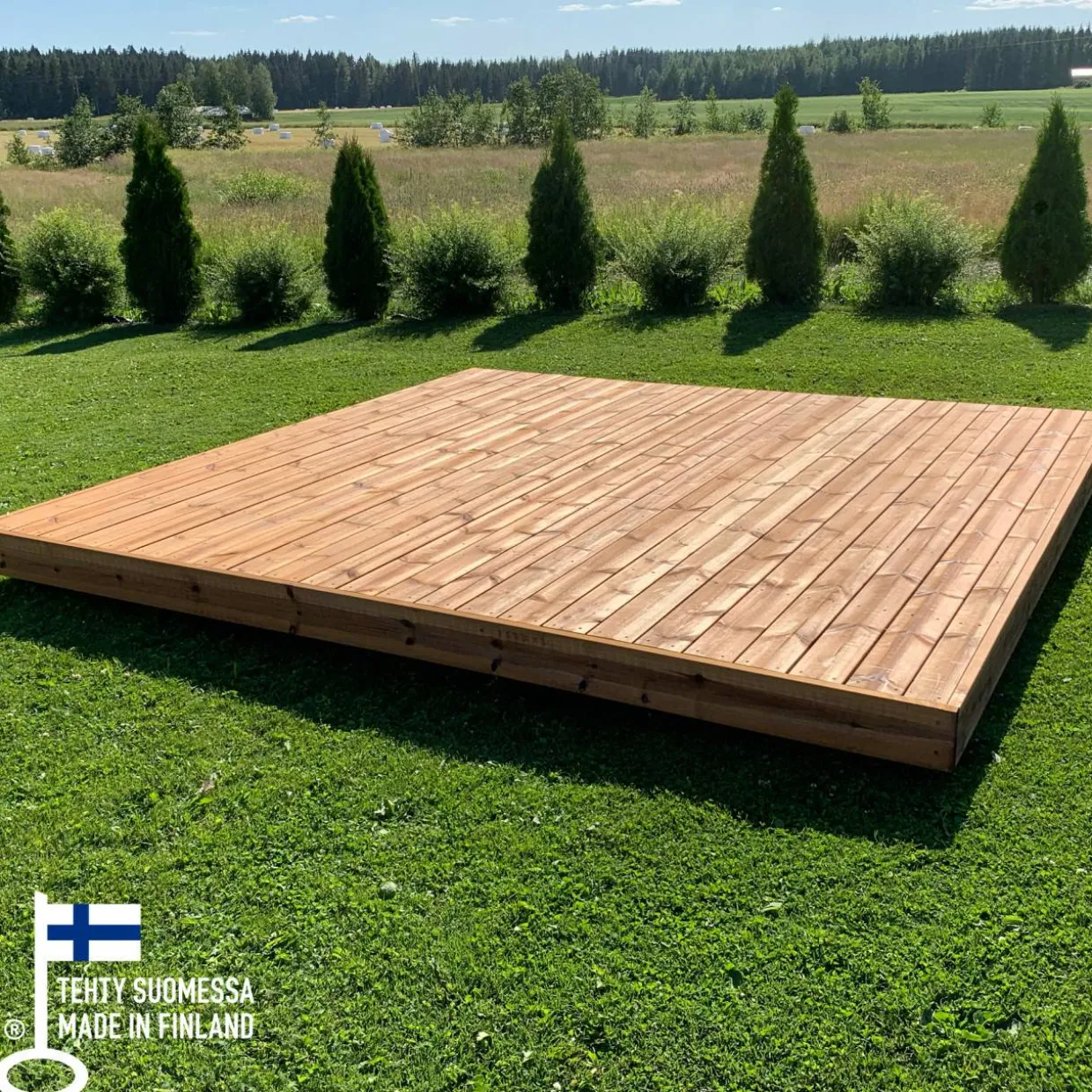 Valmisterassi 3x3 Patio Terassit Classic kestopuu