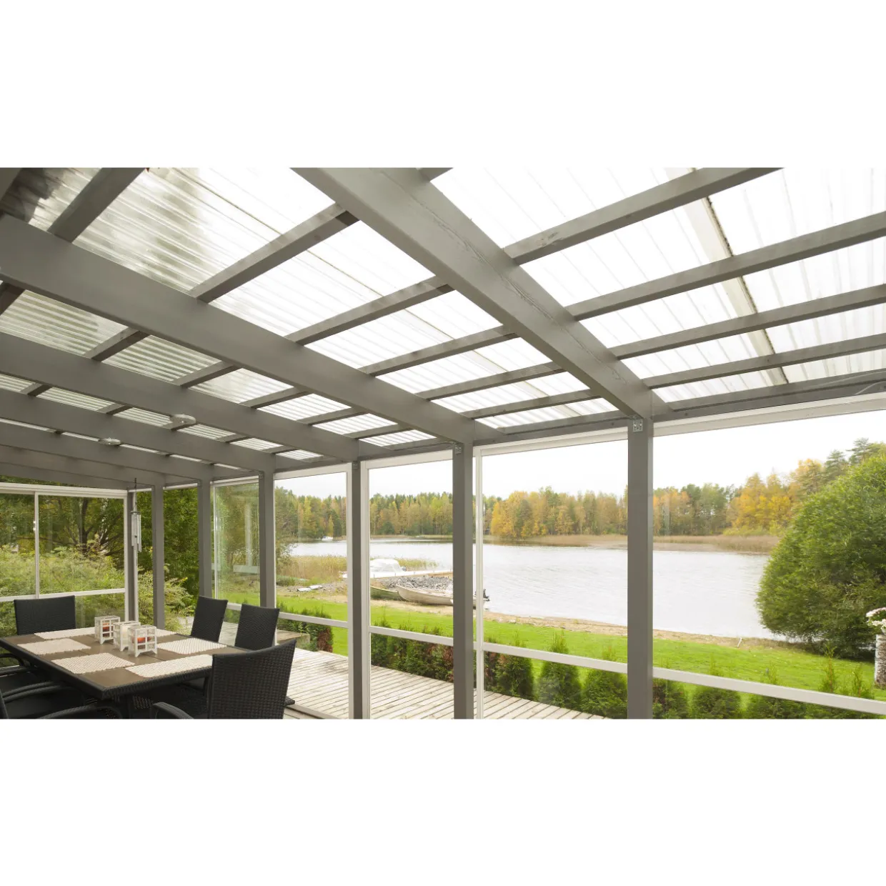 Valokate Keraplast PC Sun trapetsilevy 0,8 mm pronssi 1040 x 4000 mm