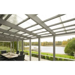 Valokate Keraplast PVC trapetsilevy 0,8 mm s.kirkas 1040 x 3000 mm