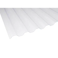 Valokate Keraplast PVC trapetsilevy 1,0 mm s.kirkas 1040 x 3000 mm