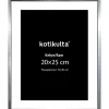 Valokuvakehys Kotikulta 20 x 25 cm alumiinia hopea