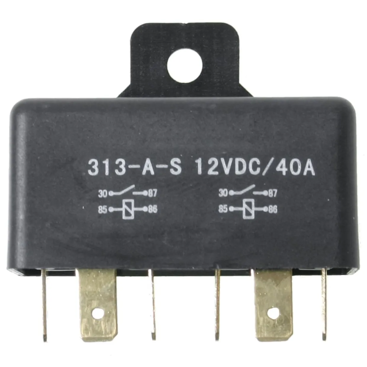 Valorele 12 V 40 A, kaksoisrele