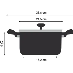 Valualumiinipata Tefal 5,7 l Air ovaali