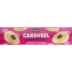 Vanilja-vadelmakeksi Priima 176 g Carousel Raspberry