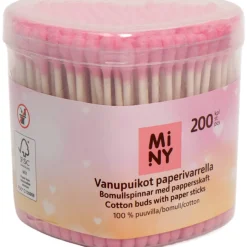 Vanupuikot Miny 200 kpl pinkki