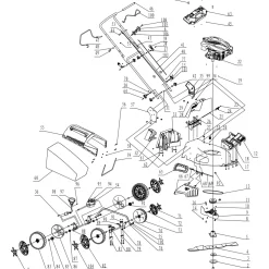 Varaosa 173cc 606351 Front Wheel Axle