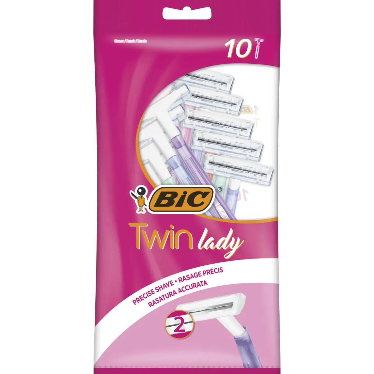 Varsiterä BIC 10 kpl Twin Lady