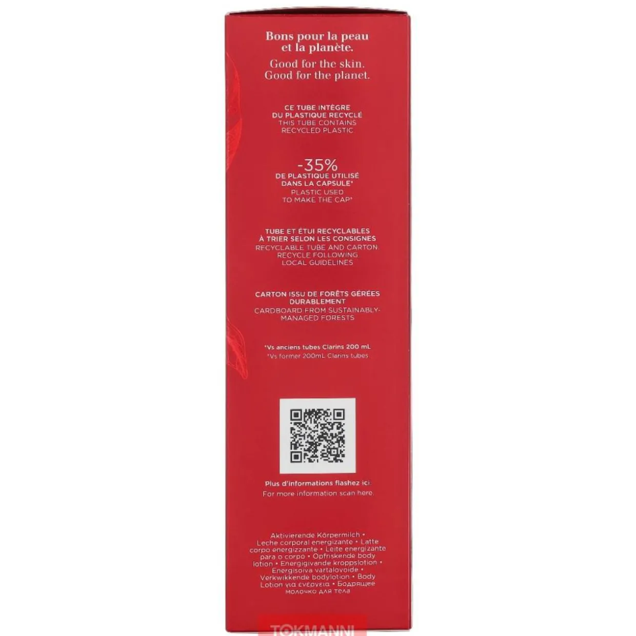 Vartalovoide, Clarins 200 ml Eau Dynamisante Energizing Melting