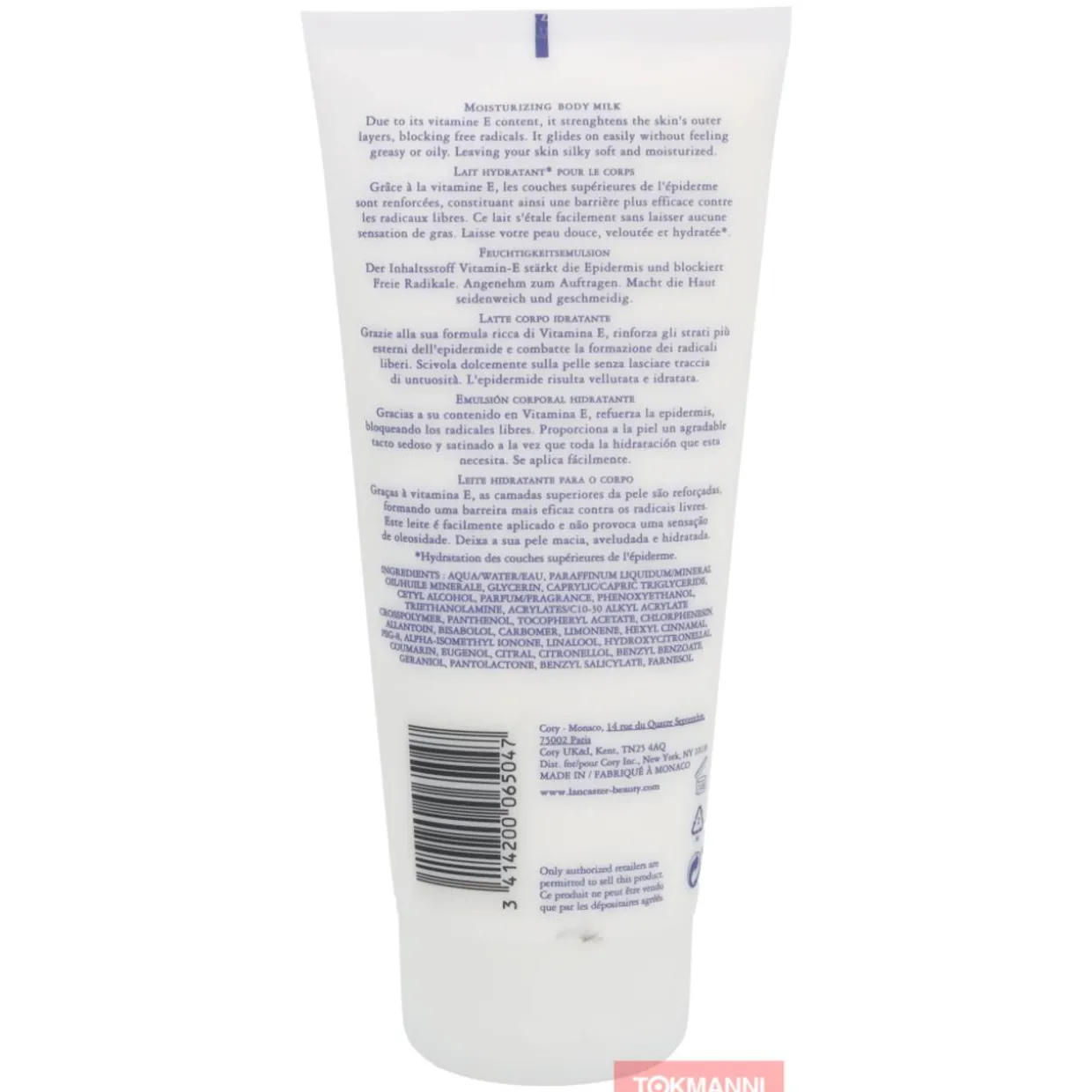 Vartalovoide, Lancaster 200 ml Eau De Lancaster Moisturizing