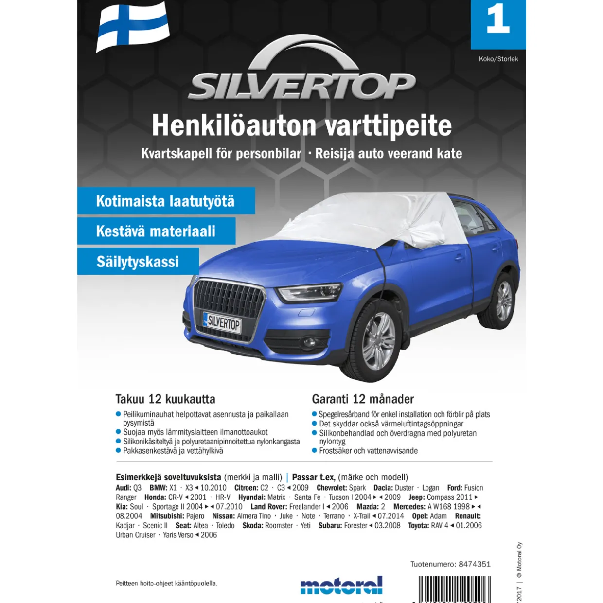 Varttipeite 1 Silvertop