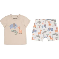 Vauvan shortsisetti Peuhu Wave+Planet Safari
