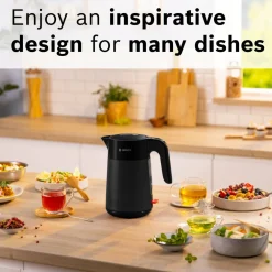 Vedenkeitin Bosch MyMoment 1,7 l, musta