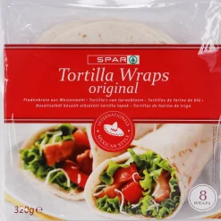 Vehnätortilla SPAR 8 kpl 320 g Tortilla Wraps Medium