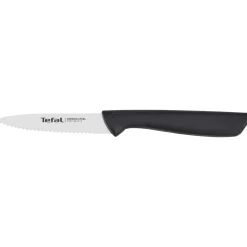 Veitsi Tefal 8 cm Colorfood sahalaitainen musta