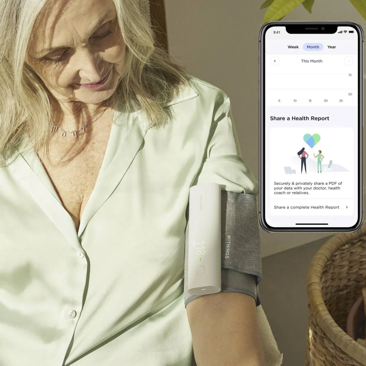 Verenpainemittari Withings BPM Connect