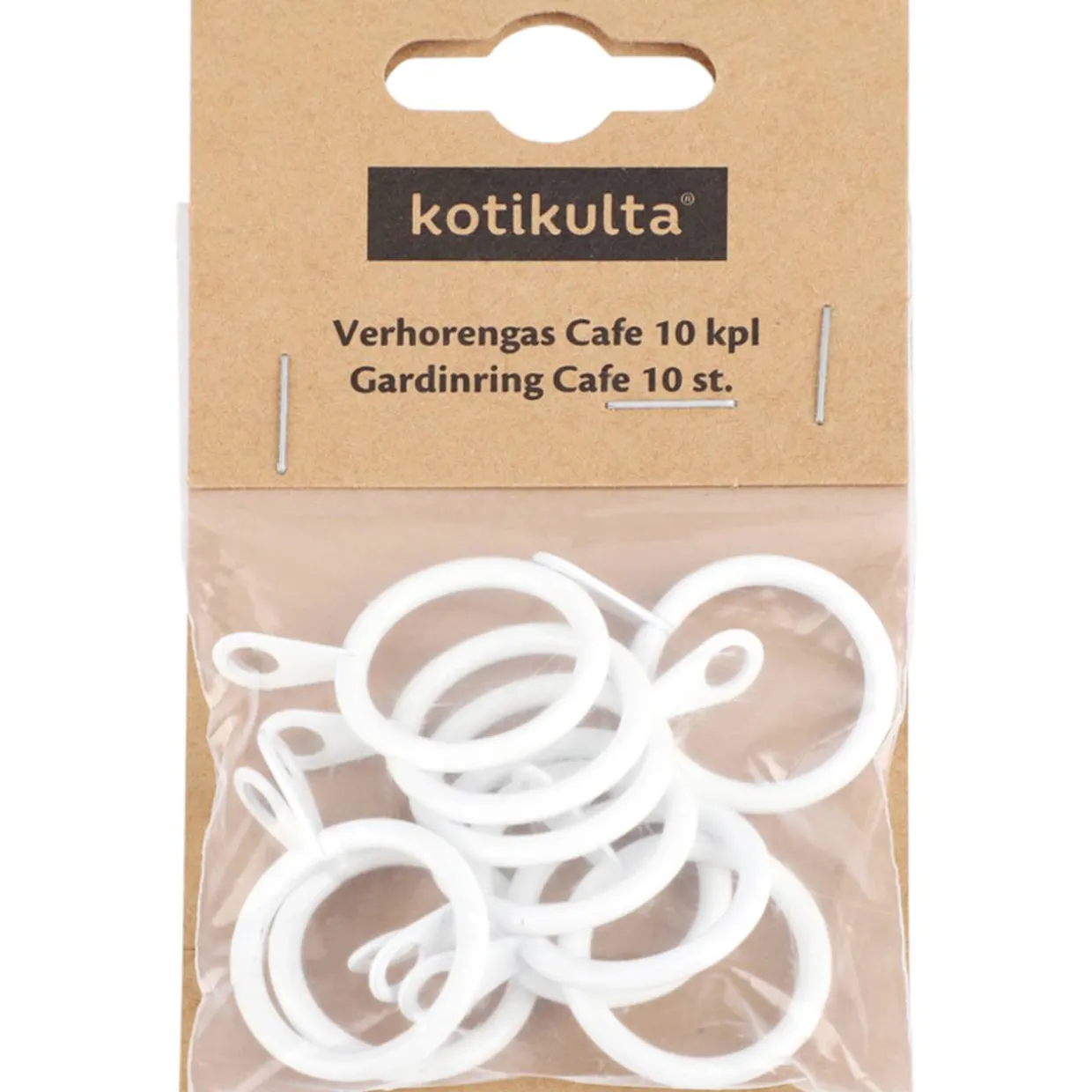 Verhorengas Kotikulta 10 kpl 19/26 mm Cafe valkoinen