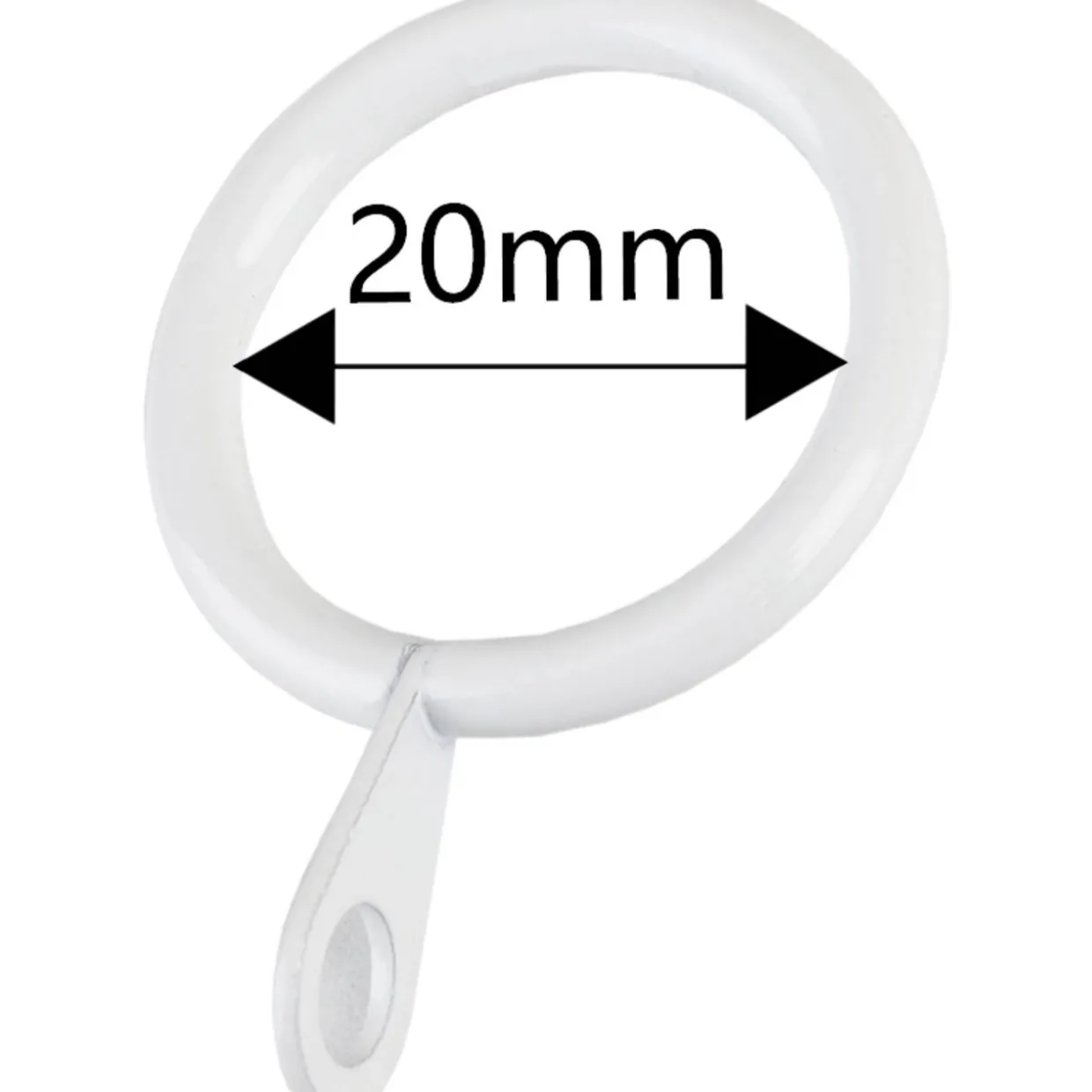 Verhorengas Kotikulta 10 kpl 19/26 mm Cafe valkoinen