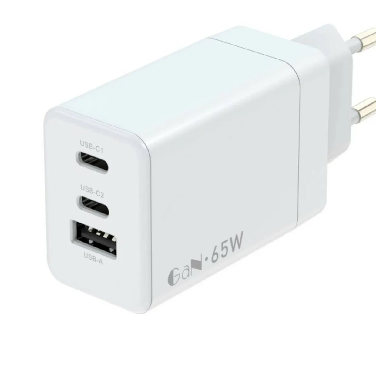 Verkkovirtalaturi Mobia 2 x USB-C + 1 x USB-A
