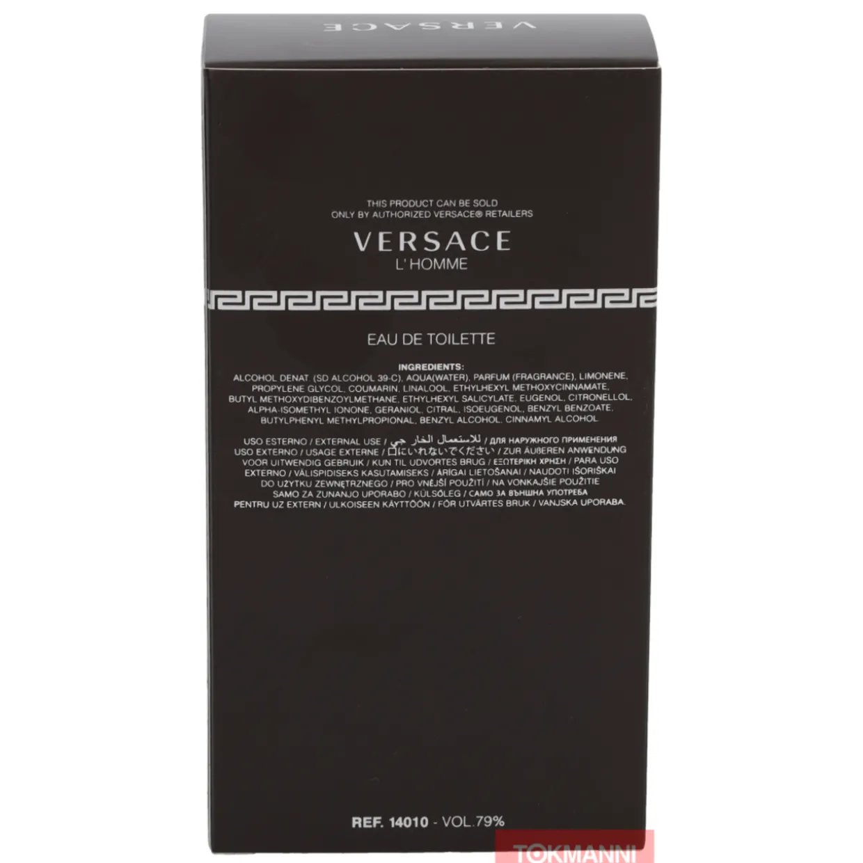 Versace L'Homme Edt Spray 100ml
