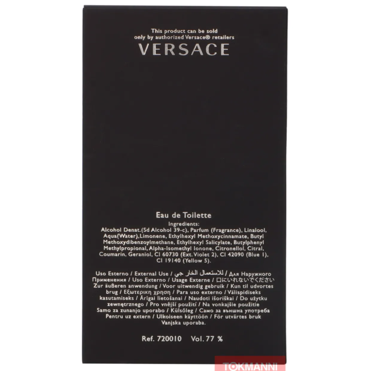Versace Pour Homme Edt Spray 100ml