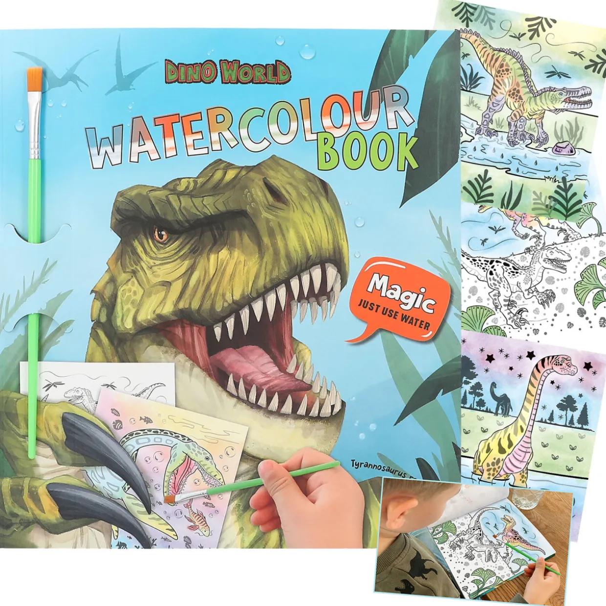 Vesivärikirja Dino World