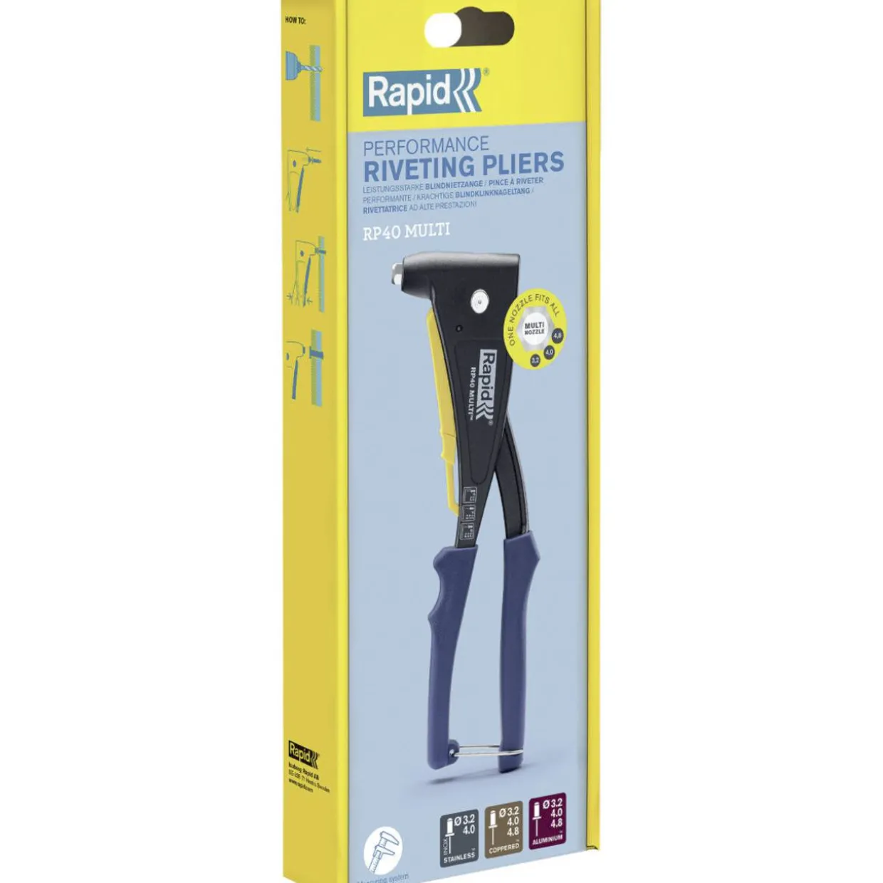 Vetoniittipihti Rapid RP40 Multi
