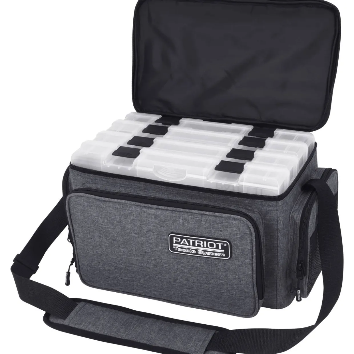 Viehelaukku Patriot Tackle System Large, sis. 4 rasiaa