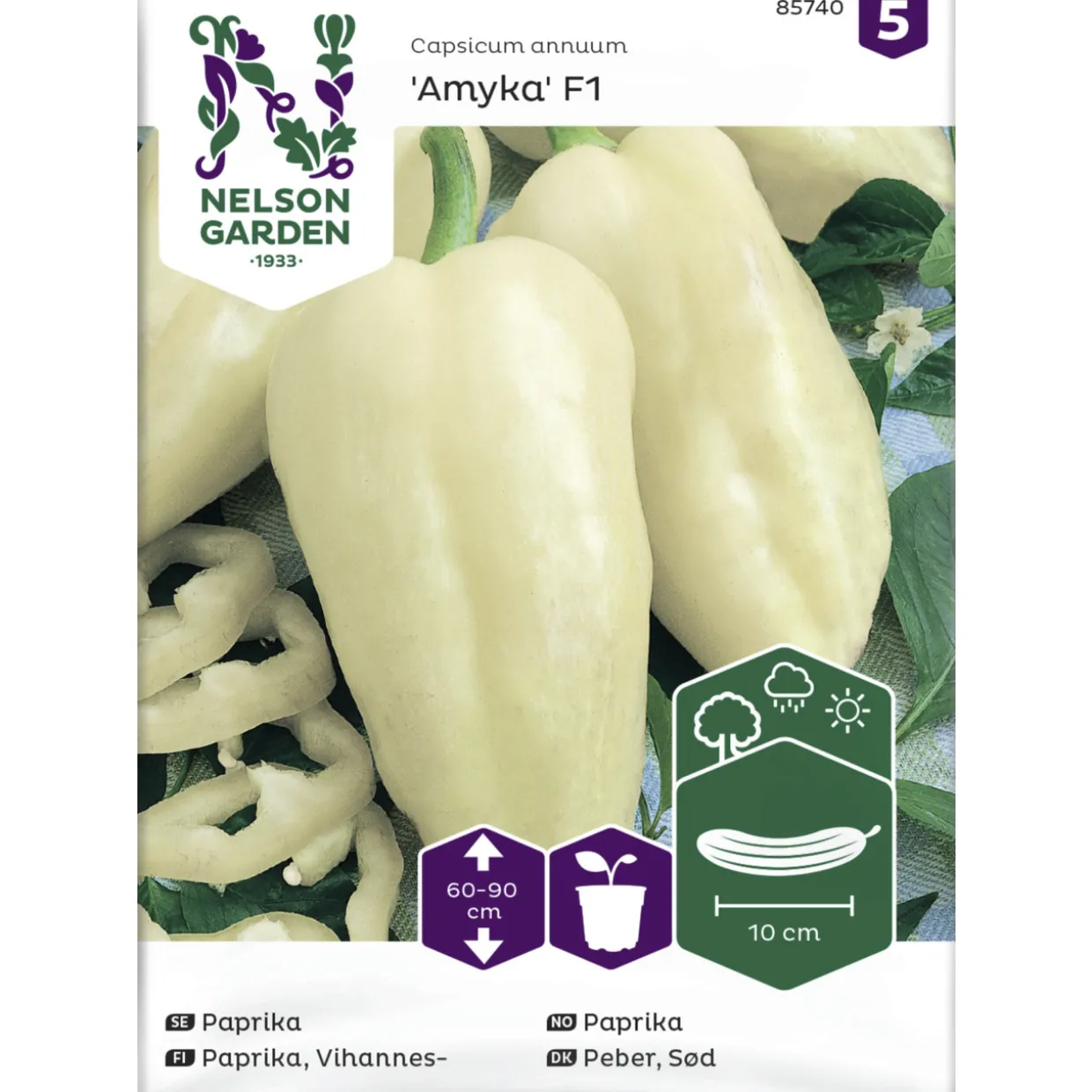 Vihannespaprika siemen Nelson Garden Basic Olly Organic
