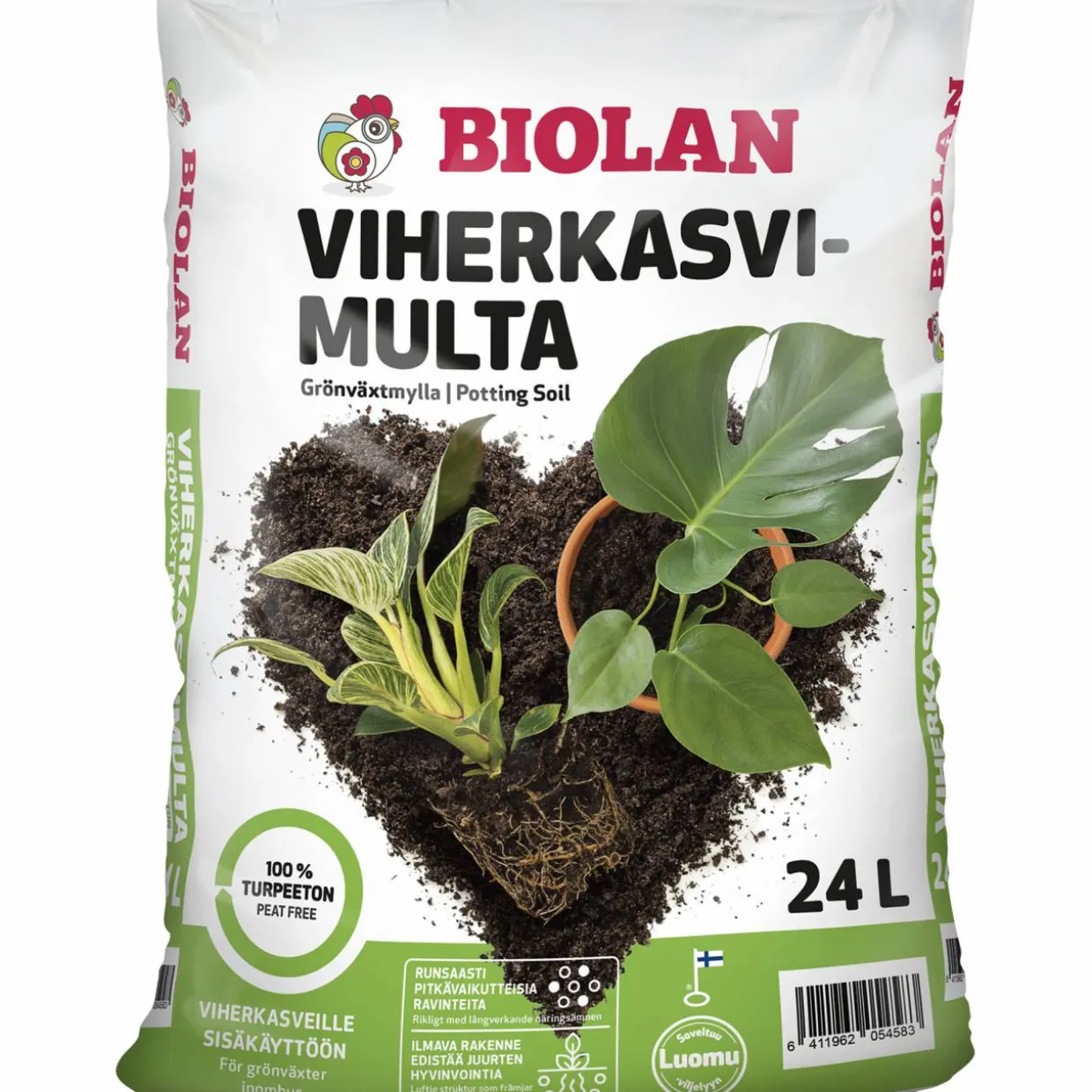 Viherkasvimulta Biolan 24 l