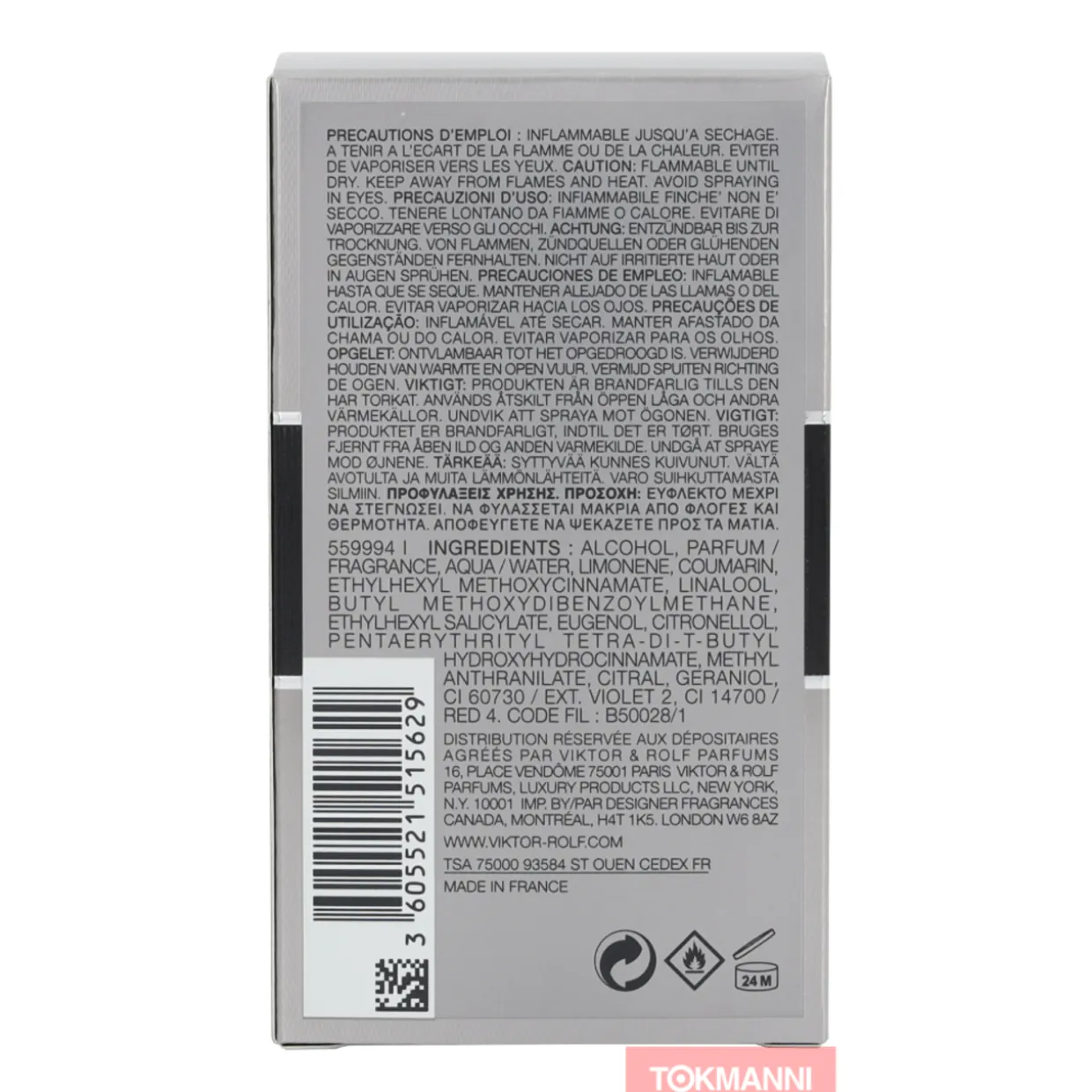 Viktor & Rolf Spicebomb Pour Homme Edt Spray 50ml