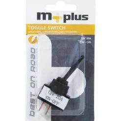 Vipukytkin 12 V, 20 A, musta