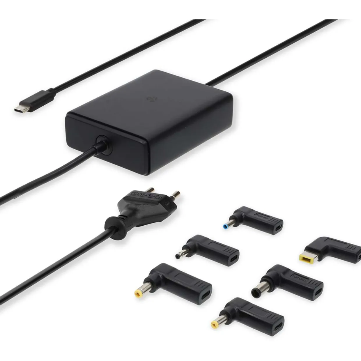 Virtalähde Nedis kannettava tietokone, GaN, 65 W, 5-20 V DC, max. 3.25 A