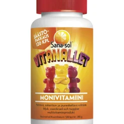 Vitanallet monivitamiini 120 kpl säästöpakkaus
