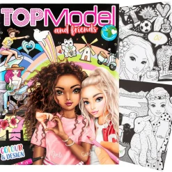 Väritys- ja suunnittelukirja TOPModel