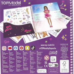 Värityskirja TOPModel Dress Me Up Party