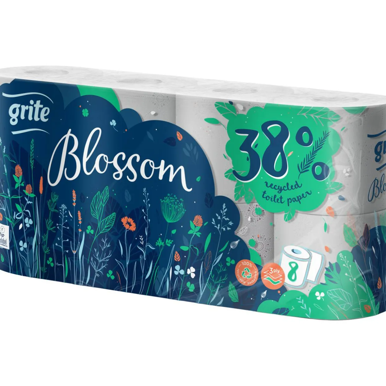 WC-Paperi Grite Blossom 8 rl