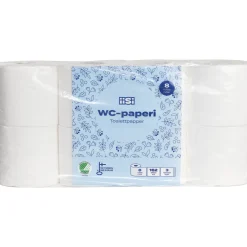WC-paperi Iisi 8 rl valkoinen