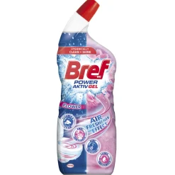 WC-puhdistusaine Bref 700 ml Power Aktiv Gel Flower