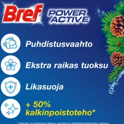 Wc-raikastin Bref 50 g Power Active Pine