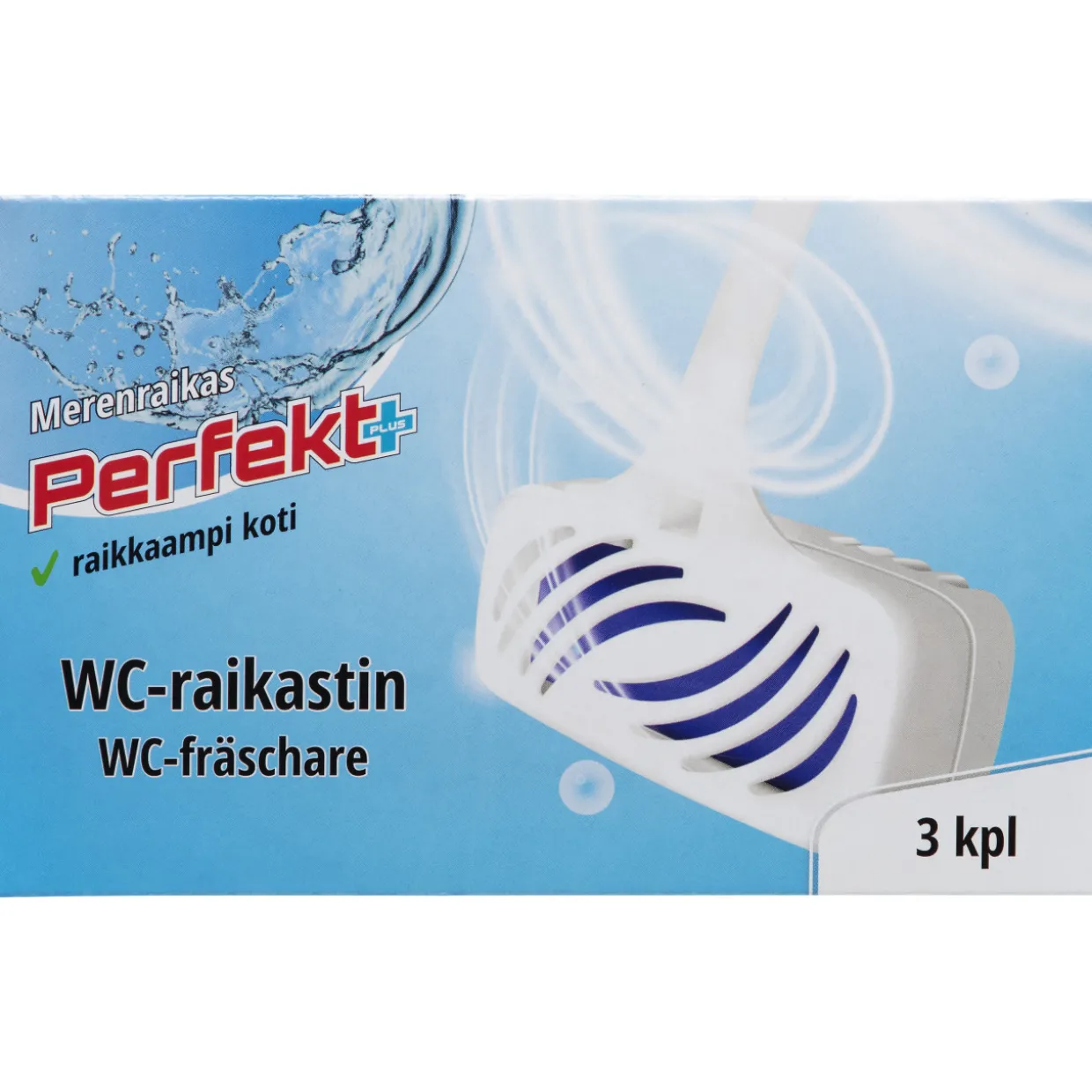 WC-raikastin Perfekt+ 3 x 40 g merenraikas