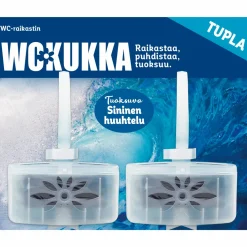 WC-raikastin WC Kukka 2 x 40 g Sininen huuhtelu